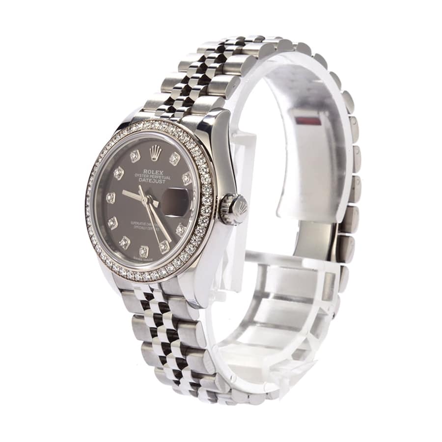 rolex-datejust-28mm-279384rbr-white-gold-automatic-dark-grey-diamond-dial-replica Rolex Datejust
