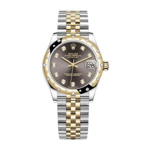 rolex-datejust-31mm-278343rbr-yellow-gold-steel-grey-diamond-dial