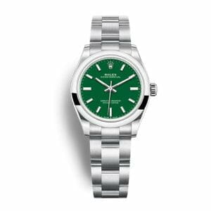 rolex-oyster-perpetual-green-dial-steel-silver-replica-watch